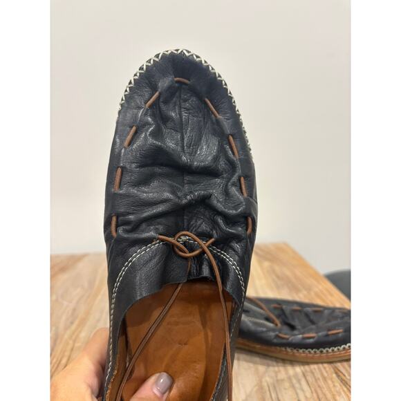 Spring Step Berna Leather Flats Black Size 42 - Picture 10 of 10
